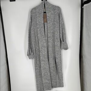 NWT Cozy Gray Knit Cardigan
